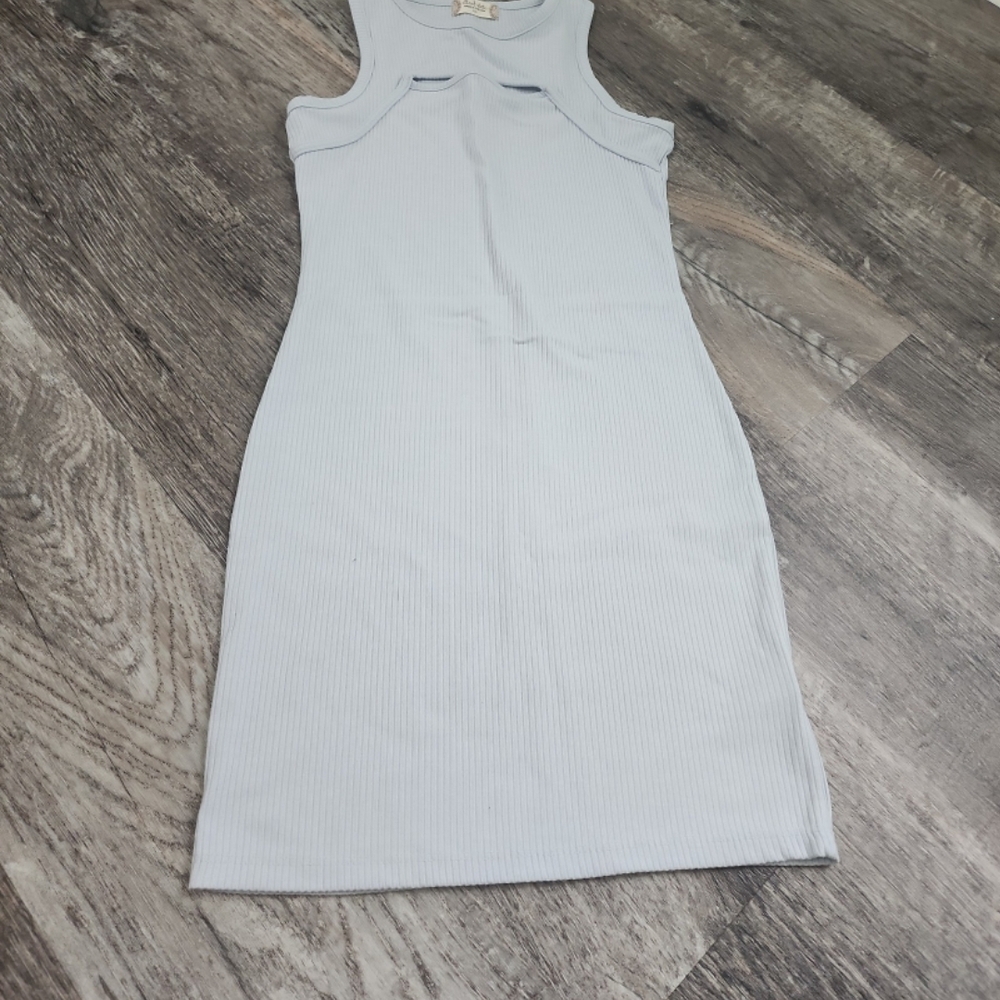 Altard State Light Blue Mini Dress
